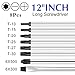 IEBUOBO 8-Piece Extra Long Torx and Slotted Phillips Screwdriver Set, length 12-inch T10-T30, plus Long star Screwdrivers, PH2 12