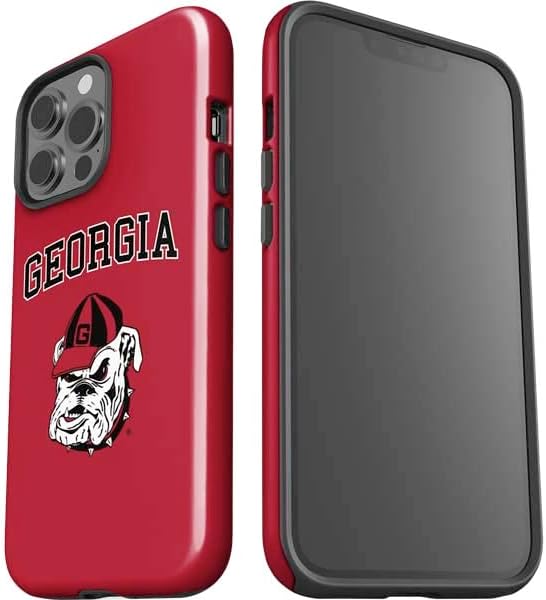 Skinit Impact Phone Case Compatible with iPhone 14 Pro Max - Officially Licensed University of Georgia Bulldogs Logo Design