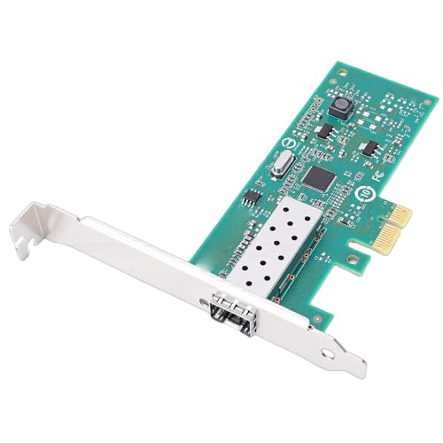 SUNGOOYUE Tarjeta de Red PCIe X1 Gigabit 1G con Puerto Fibra SFP, Chipset 210AT, Conectores Bañados en Oro, para Sistemas VMware ESXi miniatura 3