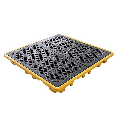 Palette empilable de confinement hydrocarbures plateau modulaire bac rétention polyéthylène