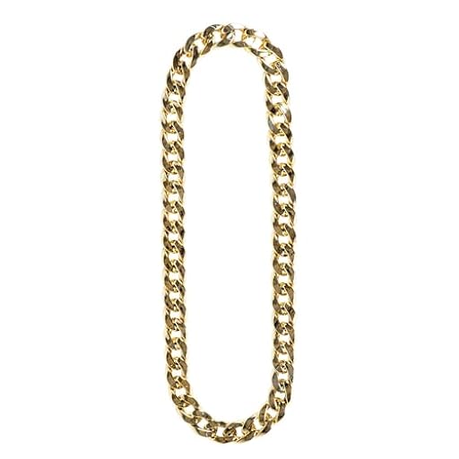 Boland 64306 - Collar Pimp, oro, bisutería, gángster, millonario, regalo, accesorio, disfraz, carnaval, lema fiesta | Ya disponible en tu tienda friki favorita! En mundofriki.es!