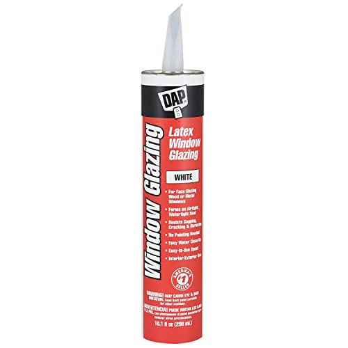 DAP Latex Window Glazing White 10.1 Oz (7079812108)