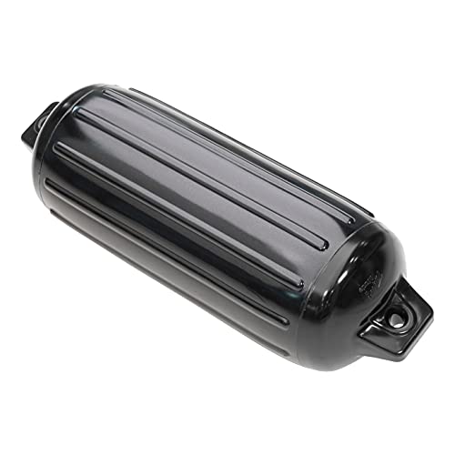 Taylor Made Products 952824 Super Gard Inflatable Vinyl Boat Fender, 8.5 x 26 inch, Black