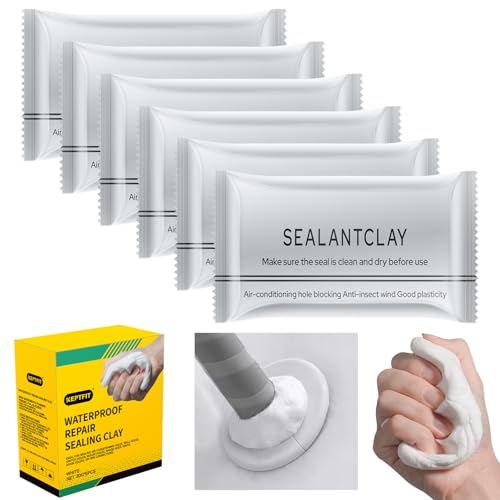 6-Pack Waterproof Sealant Mastic for Repairs