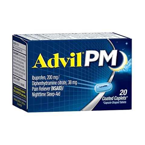 Advil PM Pain Reliever/Nighttime Sleep Aid Caplets Cover