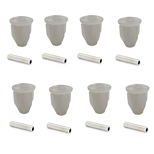 Adaptador de botella Kit 8 tapones portalámparas para botella completos con eje roscado de 30 mm Cover