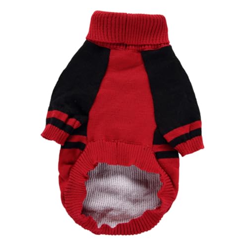 Disfraz Halloween para perro suéter calavera rojo talla L