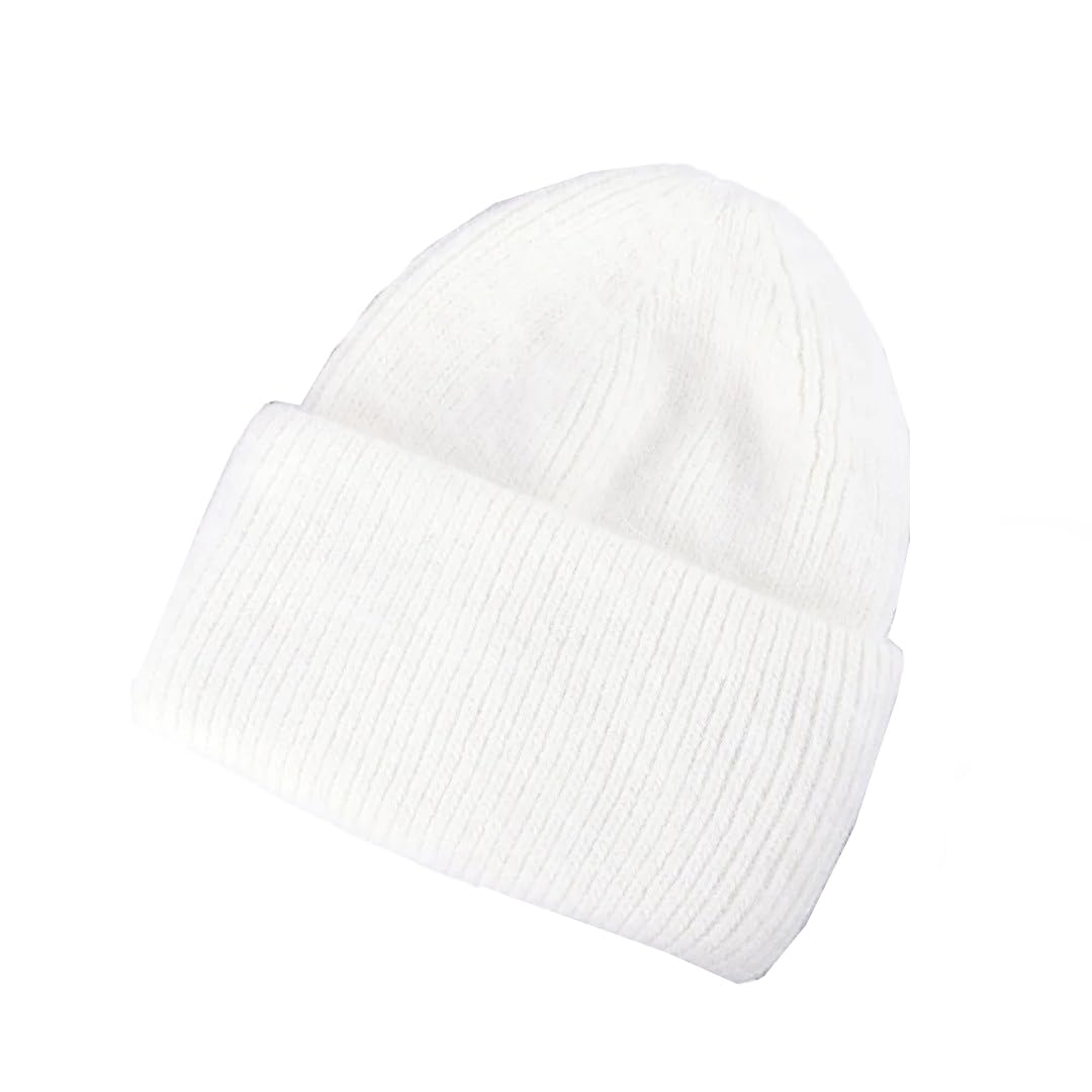 Gorros De Invierno Para Mujer, Gorros Tejidos De Cachemira, Gorros Gruesos Y Cálidos De Lana Para Niñas, Gorros