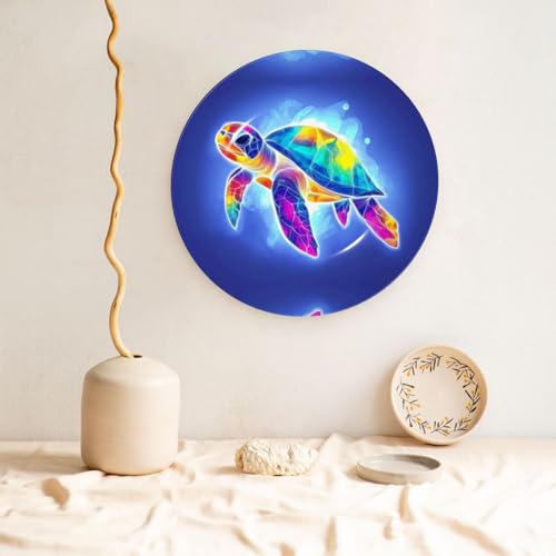 Platos decorativos de tortuga colorida para regalar en bodas e inauguraciones 6