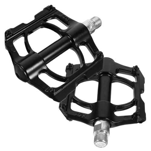 TOYANDONA 1Par Planos de Bicicleta de Aleación de Aluminio Plataforma Ancha con Rodamientos Compatibles Bicicletas de Carretera y Fáciles de Instalar