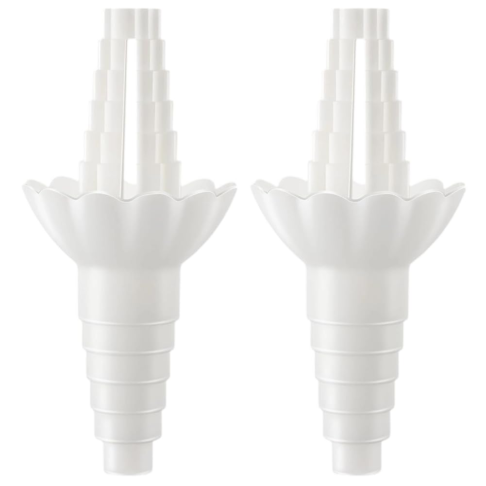 UDSKNV[KSL 2-Pack Universal Bottle Emptying Kit Liquid Transfer Connector for Soap, Shampoo, Lotion, and More - No More Waste