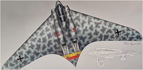 Ho-229 V-7 Horten chasseur de nuit pour sublimer la décoration d'un bureau de passionné