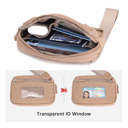 Image of Haytijoe Small Wristlet Wallets for Women Valentines Day Gifts RFID Blocking Travel Wallet Quilted Nylon Phone Purse