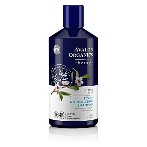 Avalon Organics Tea Tree Mint Scalp Normalizing Shampoo, 14 Fluid Ounce Cover