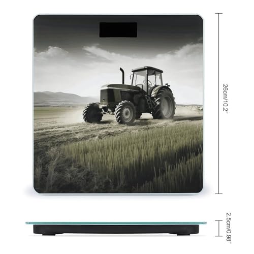 Báscula digital de baño capacidad 400 lb vidrio templado miniatura 2