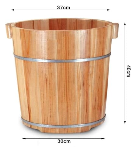 Tina para pies de madera maciza para spa y masaje miniatura 7