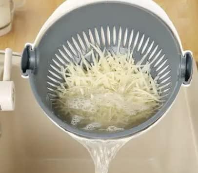 Miniatura 2 de ZoeNow Herramienta de cocina multifuncional para preparación de alimentos sin esfuerzo, rallador y rebanador