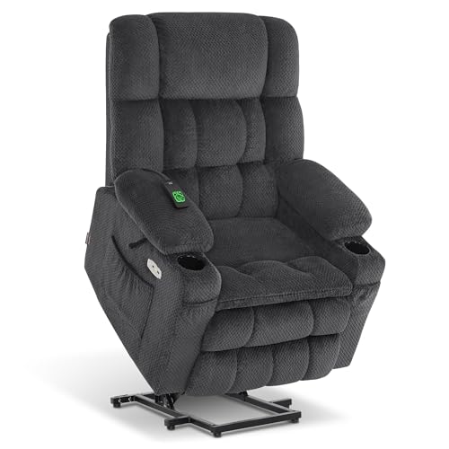 MCombo Large Dual Motor Power Lift Recliner Chair Sofa with ...