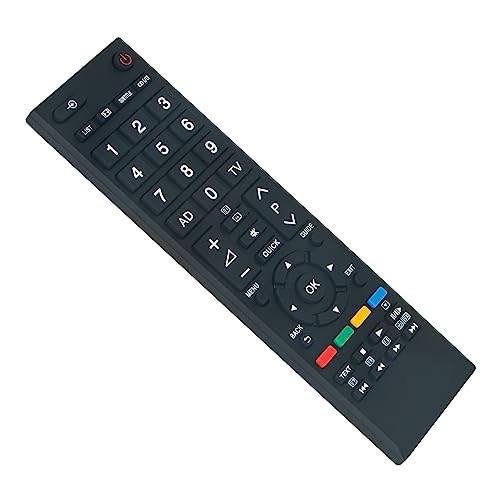 VINABTY CT-90386 Replacement Remote Compatible with TOSHIBA TV 40RL858B, Black - Image 4