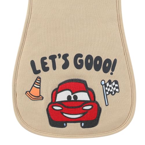 Image of Disney Baby Cars Lightning McQueen Burp Cloths 3-Pack for Infants