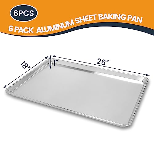 6-Pack-Full-Size-Baking-Sheet-Pan-Aluminum-Commercial-Cookie-Sheet-Pan-Durable-Anti-Stick-26x-18