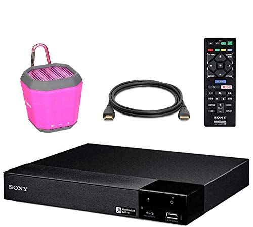 SONY BDP-S3700 Blu Ray Disc Player with WiFi + 6 Feet HDMI Cable