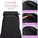 IDN BEAUTY Genius Weft Straight Clip In Hair Extensions Human Hair For Black Girl Women, Virgin Hair Longer Lifespan, Invisible Seamless PU Weft Clip Ins, 14 Inch 100g 7Pcs Natural Black