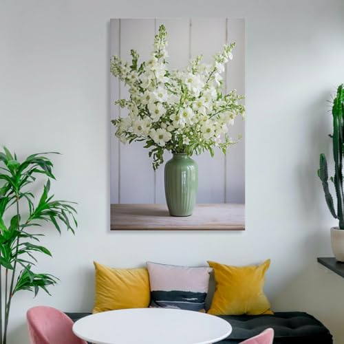 Toile moderne orchidée verte pour illuminer une chambre ou un salon sombre - 6