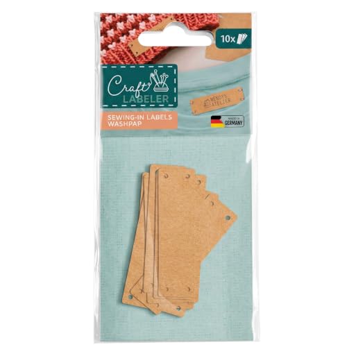 COLOP étiquettes à coudre Craft Labeler Washpap | 10 pcs | Pour textiles