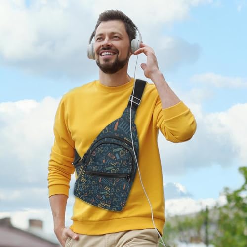 Sac à dos bandoulière homme pour le tourisme et sorties - 6