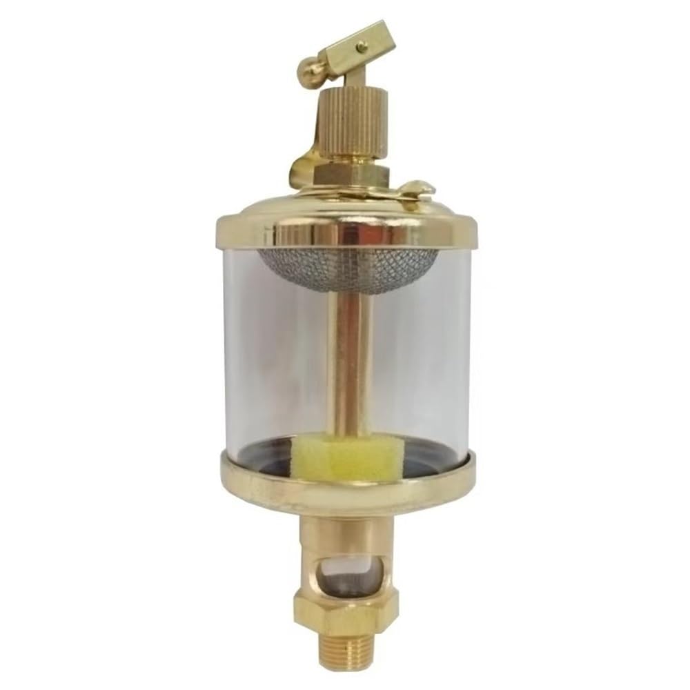 Kubek Drip Feed Cup 16-600 ml Mosiężny Celownik Żelazny Sight Drip Feed Oiler, Trwałość Smarownica Gwintowana 1 szt. (600 ml * 3/8 cala)