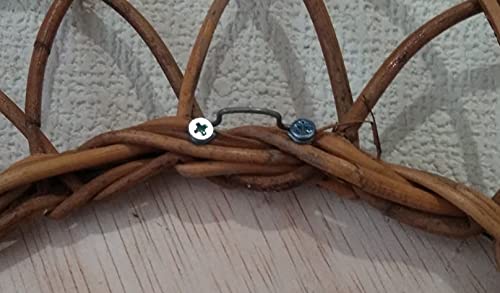 Amazon.co.jp: アンティーク調アラログフラワー(籐)ラタンミラー (L