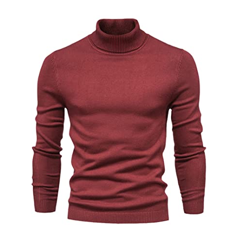 Pull col roulé homme YIOLEAMP chaud - Fini les coups de froid en taille S uni