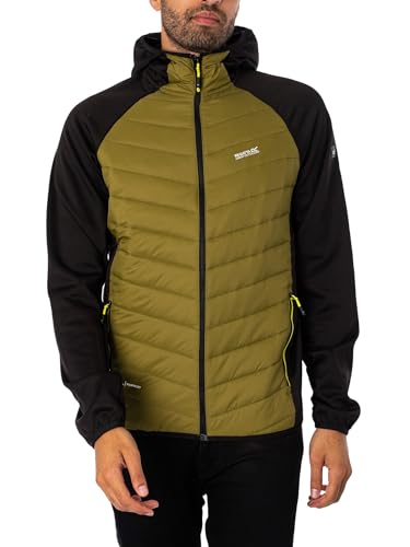 Regatta de los Hombres Chaqueta híbrida Anderson, Verde, S
