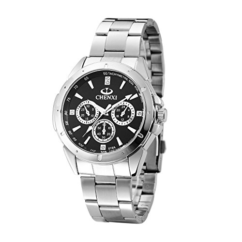 LW LW - Reloj para Hombres Color Plateado