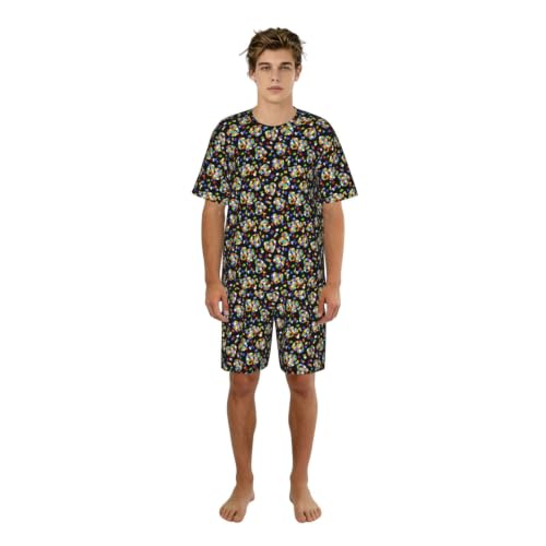 Pyjama court homme autisme de nuit premium doux et extensible