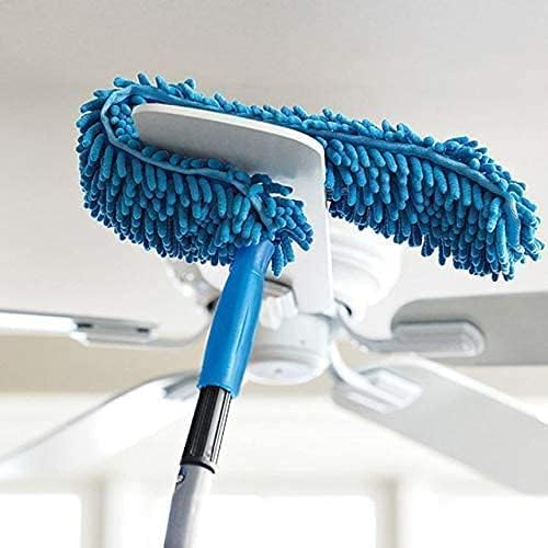 RANG MOTION Flexible Feather Magic Microfiber Cleaning Duster Brush with Extendable Rod, Dust Cleaner for Home, Fan Cleaning Brush with Long Rod, Dusters for House Cleaning furse cleaner dust cleaner (Multi-Color)