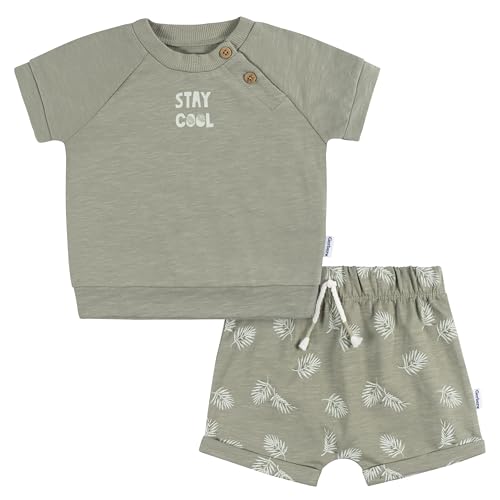 Image of Gerber Baby Boys' Toddler T-shirt and Shorts Set
