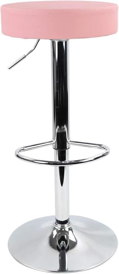 Meble Home Furniture Swivel High Counter Stool Round Chair Thick Sturdy Padding, Adjustable 24