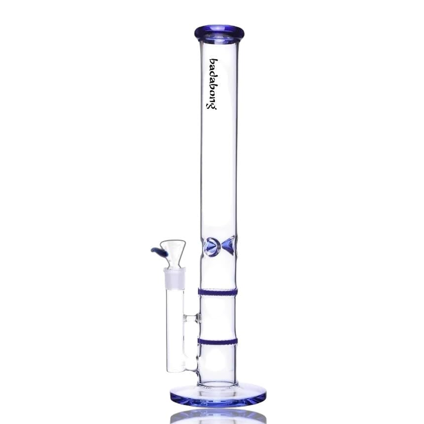 14 inch Blue Double Trouble Honeycomb High-End Percolator Glass Bong Scientifically Engineered-image-15
