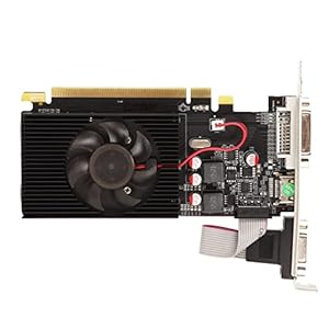 ciciglow Grafikkarte für Radeon HD 7450, 2 GB, GDDR3, 64 Bit, PCI Express X16 3.0, PC-Grafikkarte, Low-Profile-Grafikkarte, Computer-GPU