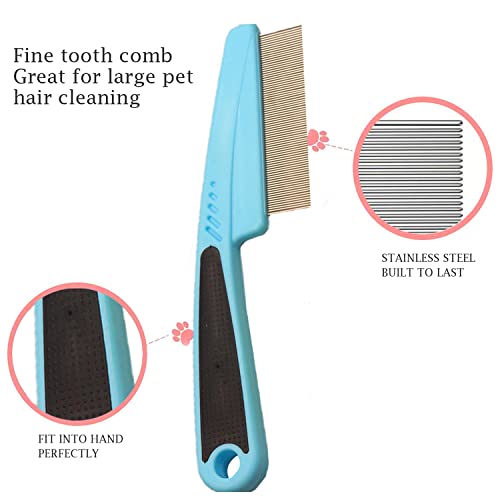 Arbootjin HTX0169 2 Pcs Pet Grooming Combs - Flea And Lice Remover For Dogs thumb #3