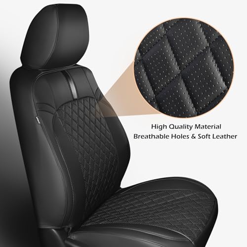 ceavoon for Tacoma Seat Covers, Fit for Toyota Tacoma Seat Covers 2016-2023 2022 2021, Full Coverage, for Double/Crew Cab SR, SR5, Limited, TRD Pro, TRD Sport, TRD Off-Road, Trail Special Edition by ceavoon - Used condition - Image 2