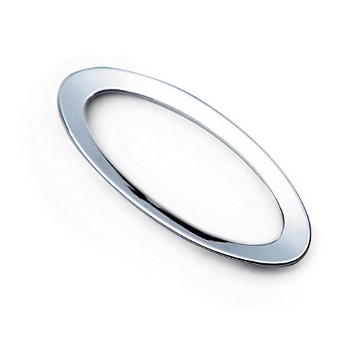 HIGH FLYING Interior Accessories Steering Wheel Central Mark Cover Ring Decor Trim Chrome ABS for Ford Escape Kuga 2013-2017