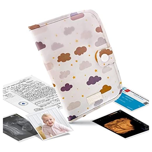 Portadocumentos bebé-Porta documentos bebe como organizador de tarjetas o cartillas médicas y cosas para bebes-Carpeta de bebe ideal como regalos originales para bebes recien nacidos