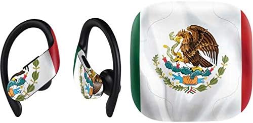 Skinit Decal Audio Skin Compatible with PowerBeats Pro - Mexico Flag Design