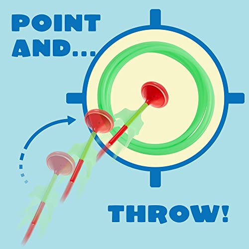 image for JOYIN Lawn Darts Game Set for Kids and Adults - Glow in The Dark Outdo
