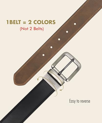 Levi Strauss Signature Reversible Black- Tan Belt2