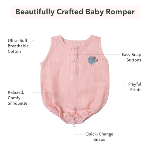 Image of The White Cradle Muslin Jhabla for Newborn Baby, Organic Cotton Vest