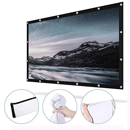 Pantalla de proyector plegable 120" 16:9 para exteriores miniatura 4